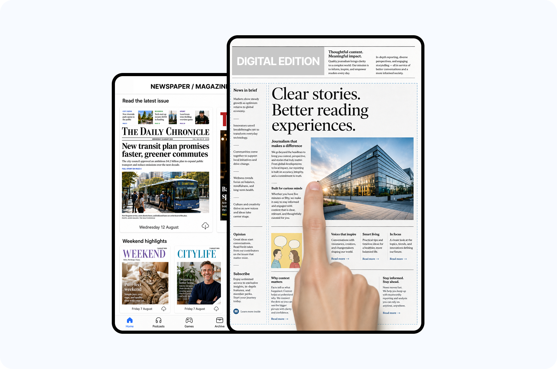 How to take a print newspaper digital – without losing the newspaper experience
