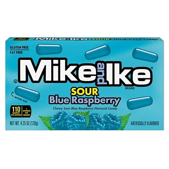Mike and Ike Sour Blue Raspberry Theater Box 120g