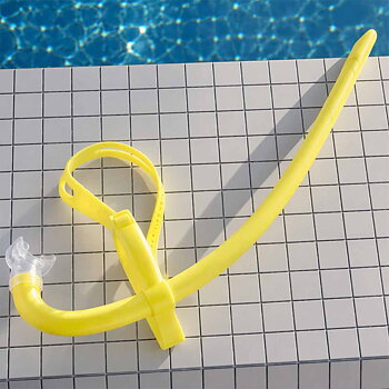Olander Training Snorkel, gul - frontsnorkel för juniorer och elitsimmare