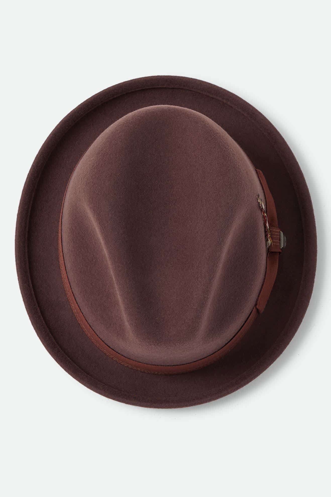 Brixton Gain fedora Chestnut - 9