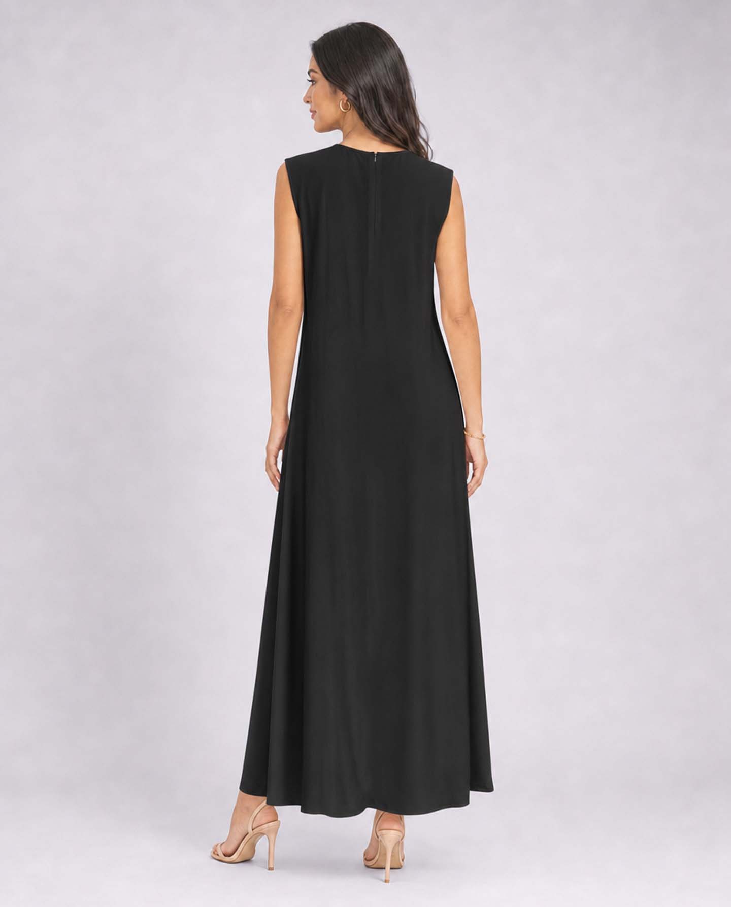 Underdress in Nida Fabric - Black - 4