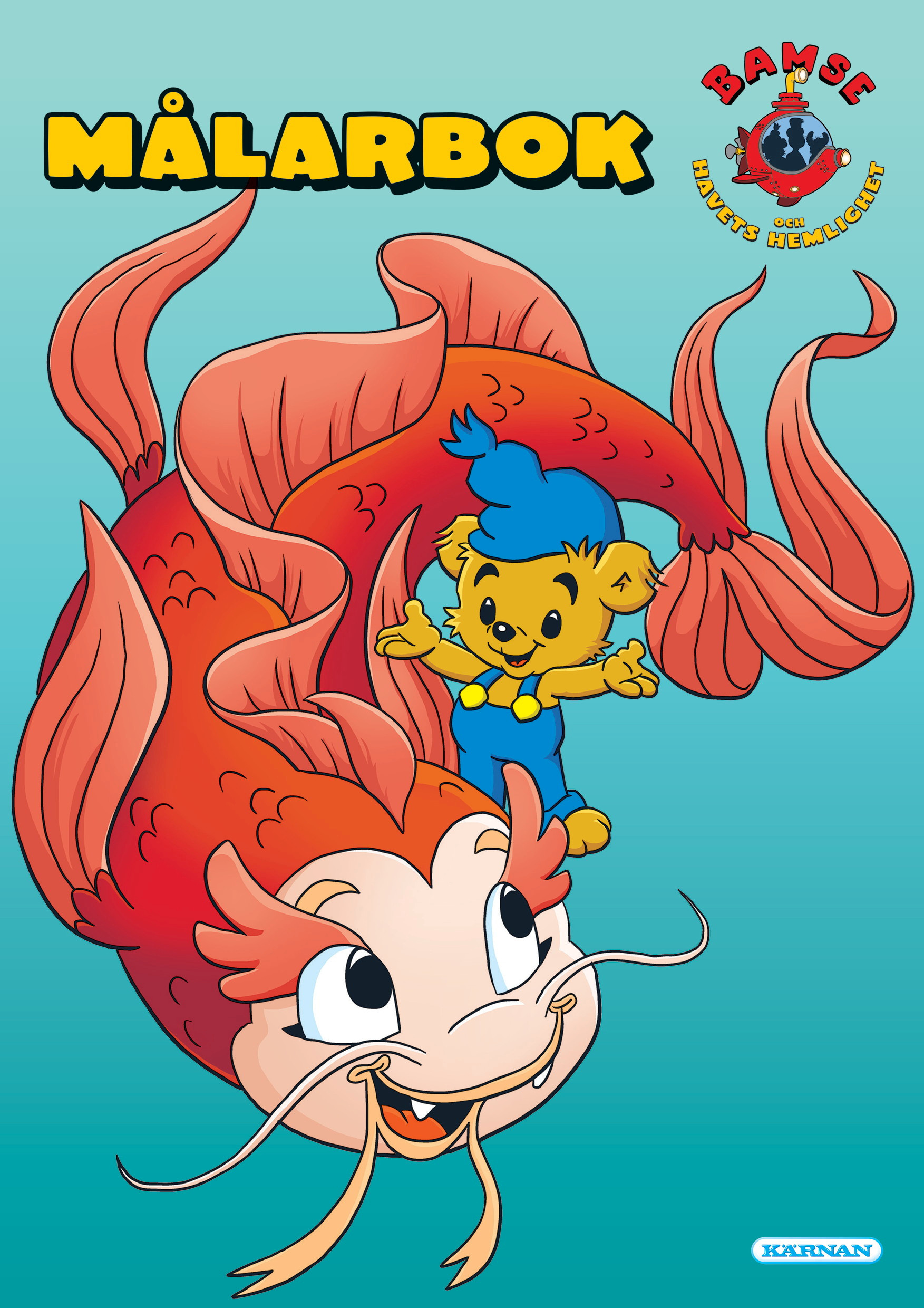 Bamse  och Havets hemlighet Målarbok