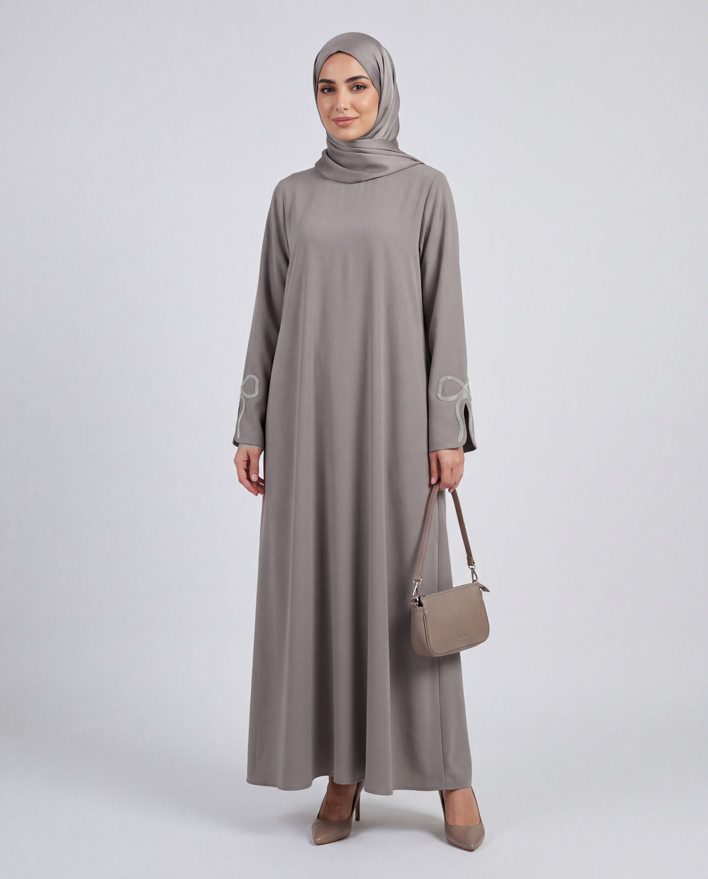 Abaya - Beige - 4