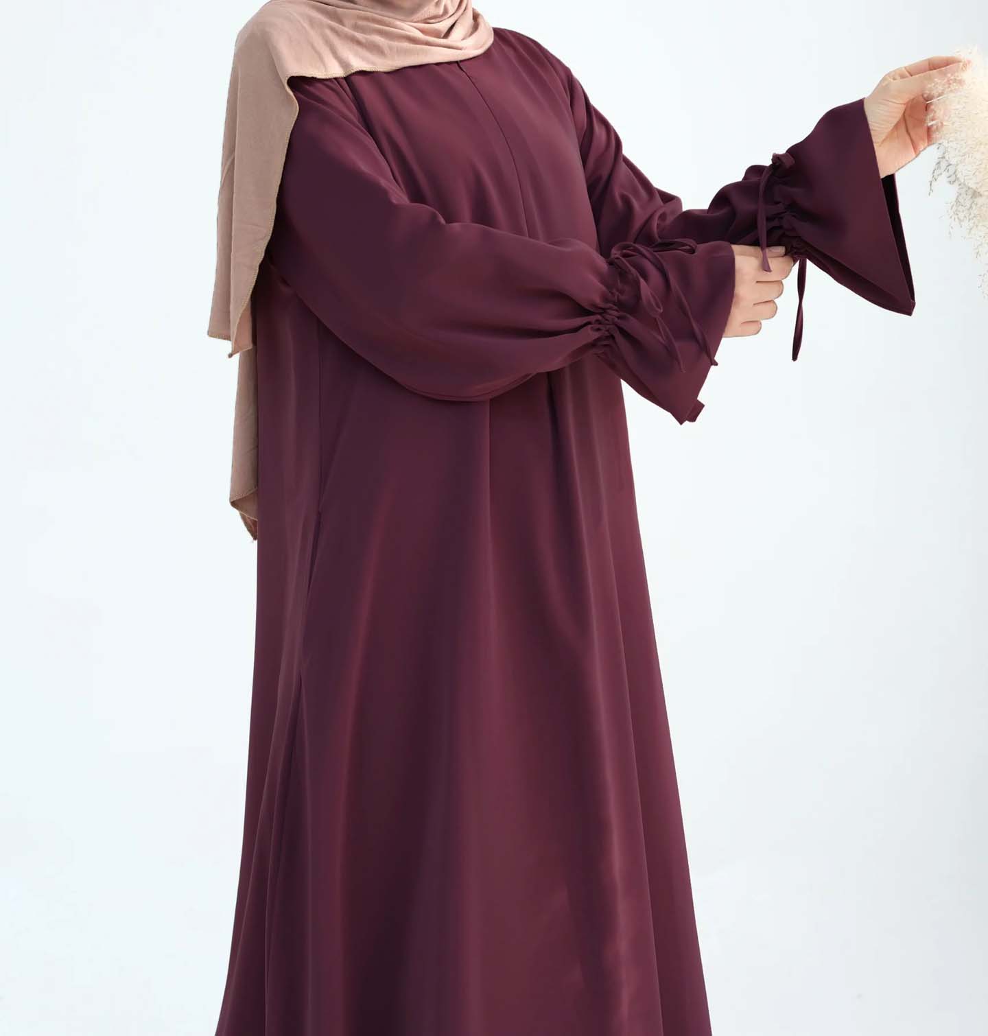 Abaya - Purple - 2