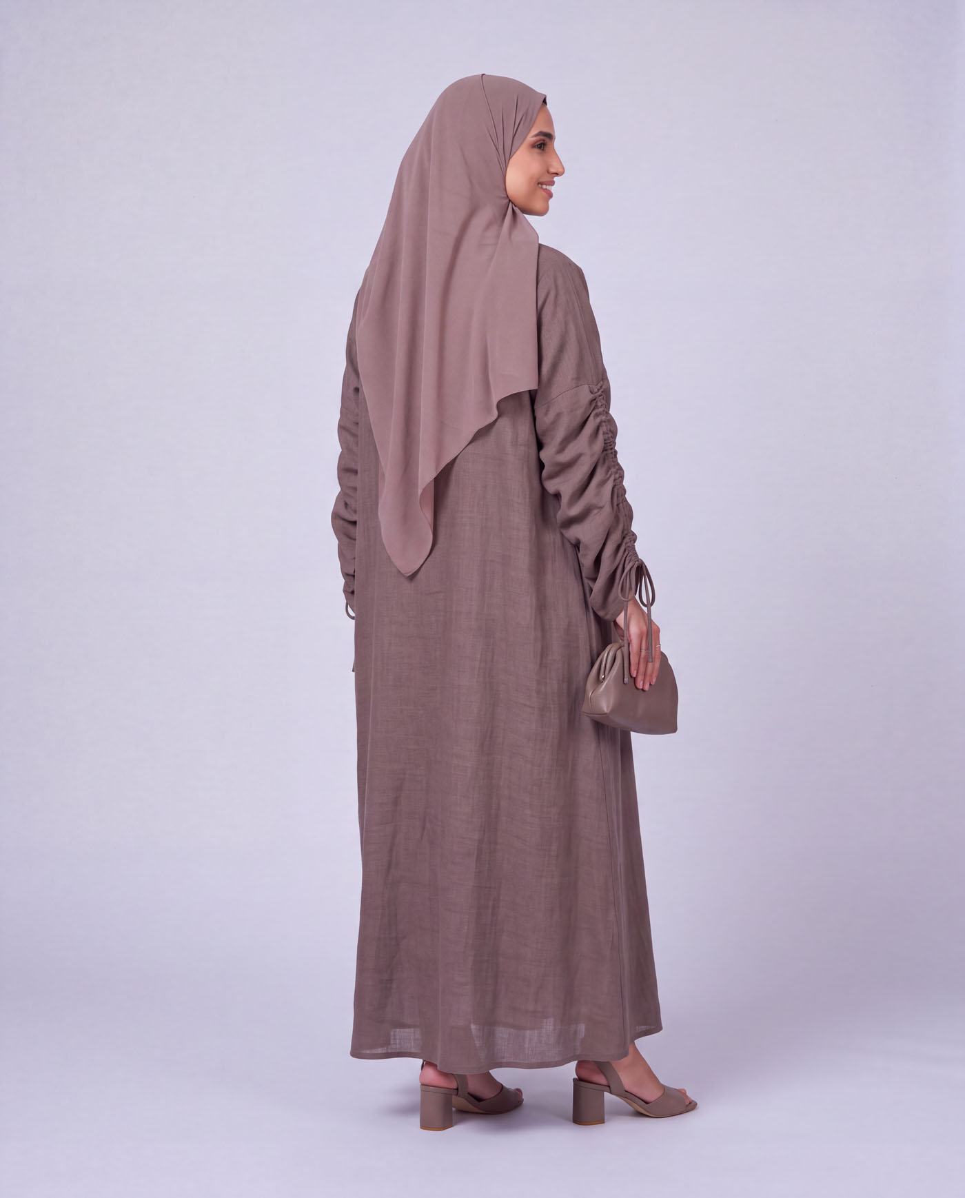Trenchcoat-Abaya – Beige - 4