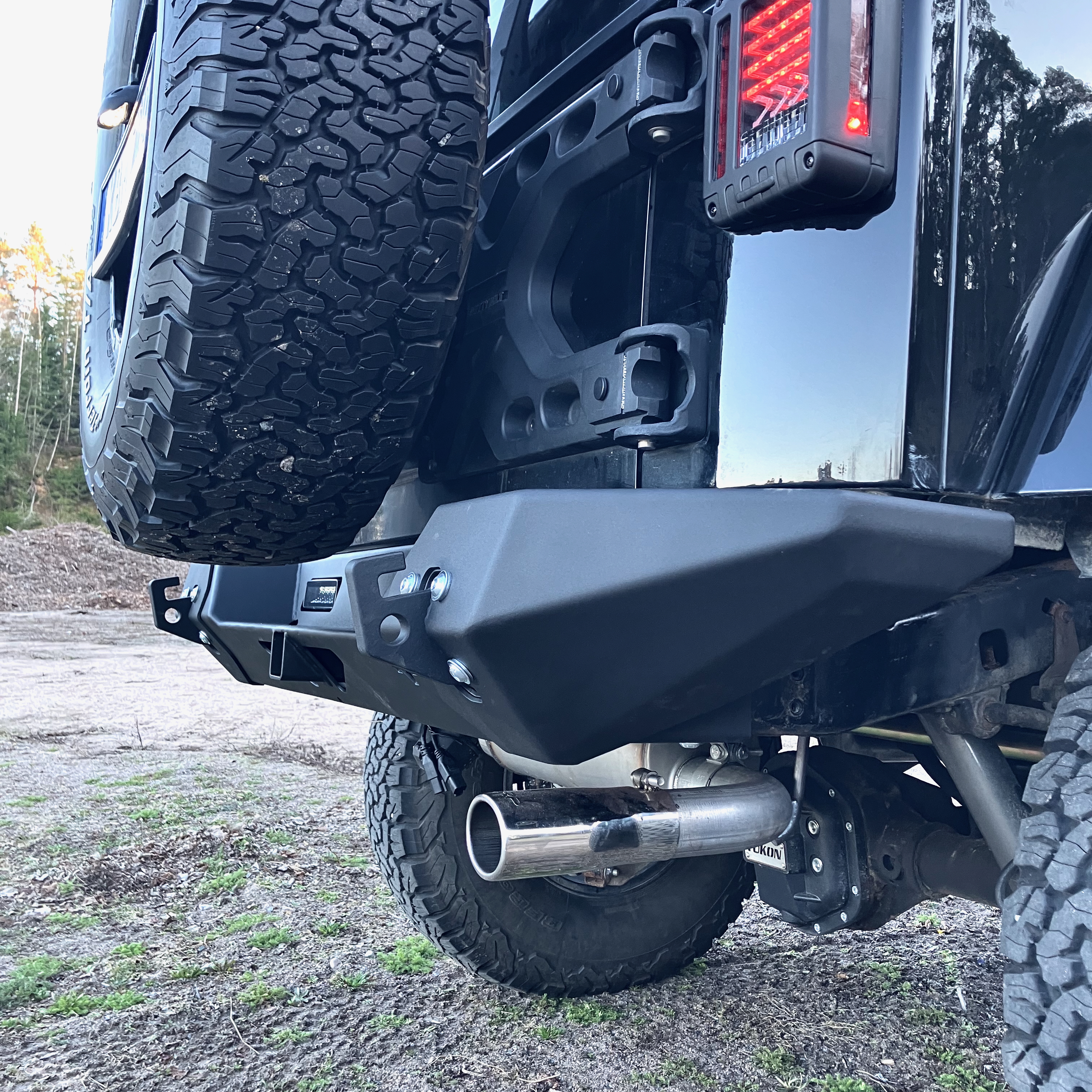 Falken Mod Rear Bumper with Hitch- JK - 5