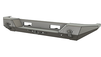 Falken Mod Rear Bumper with Hitch- JK