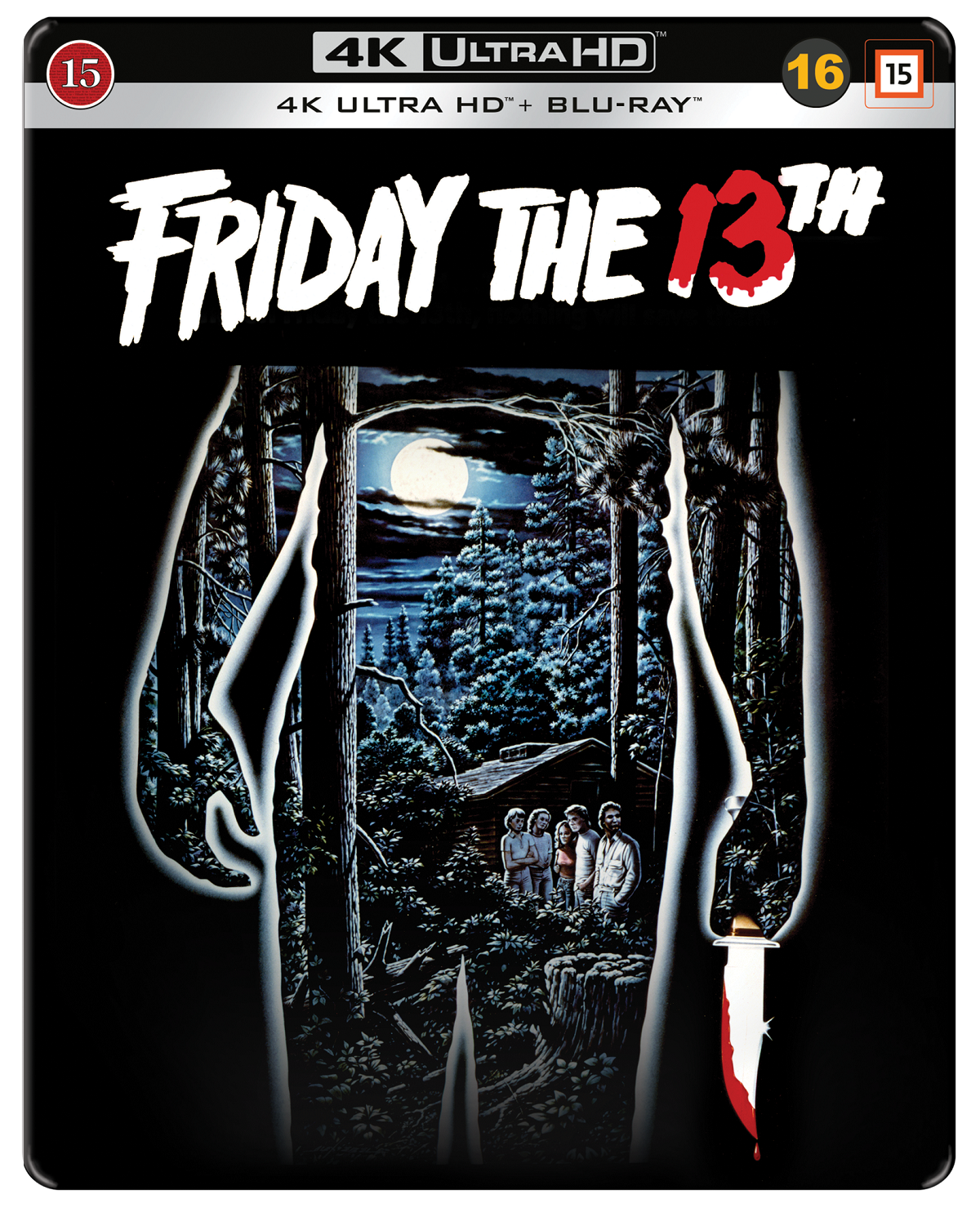Fredagen Den 13:e (1980) (Limited Edition Steelbook) (4K Ultra HD + Blu-ray)