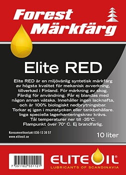 ELITE RED MÄRKFÄRG RÖD 10 LITER