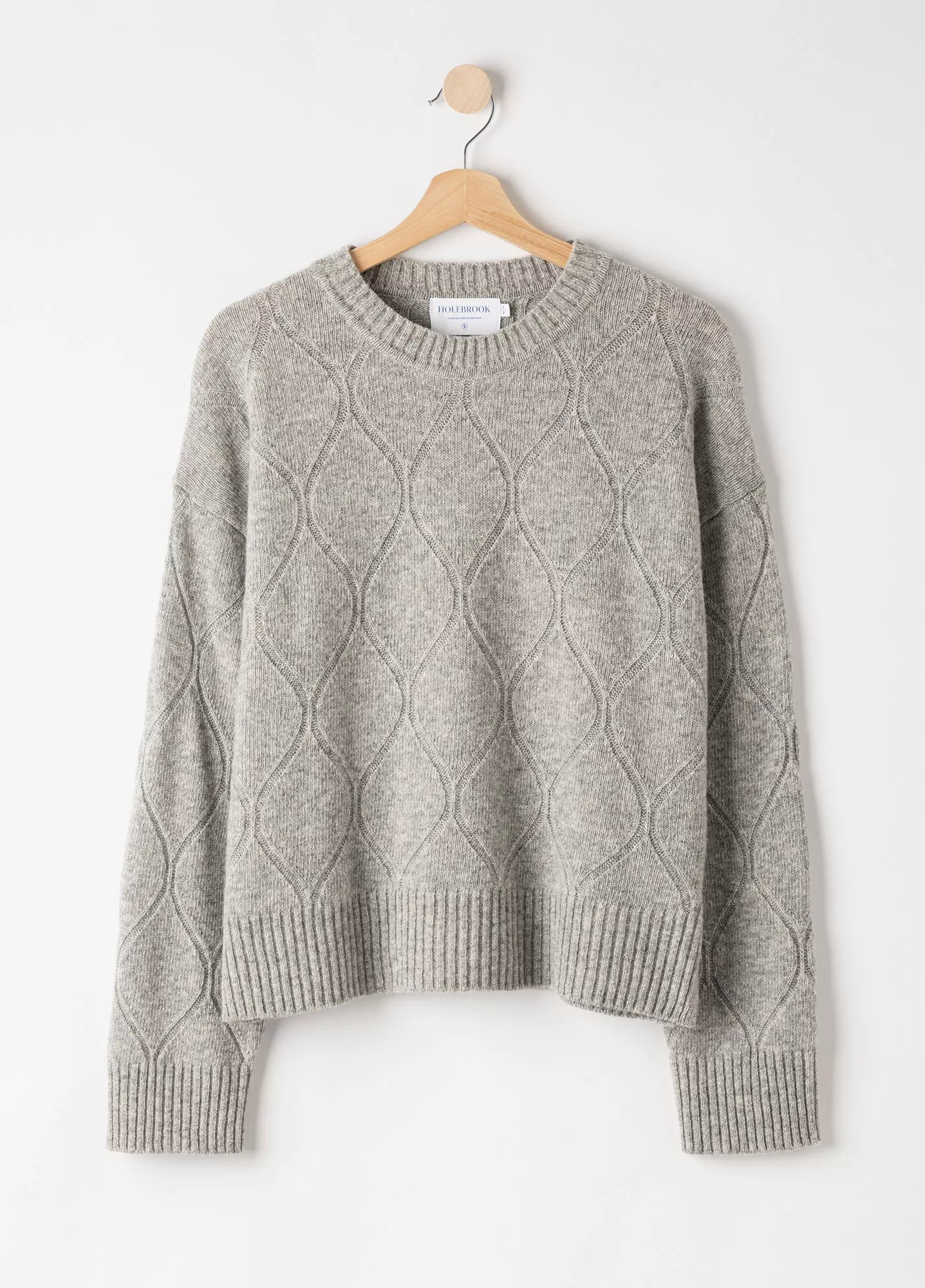 Carro Sweater - Grey Melange - Holebrook - 4