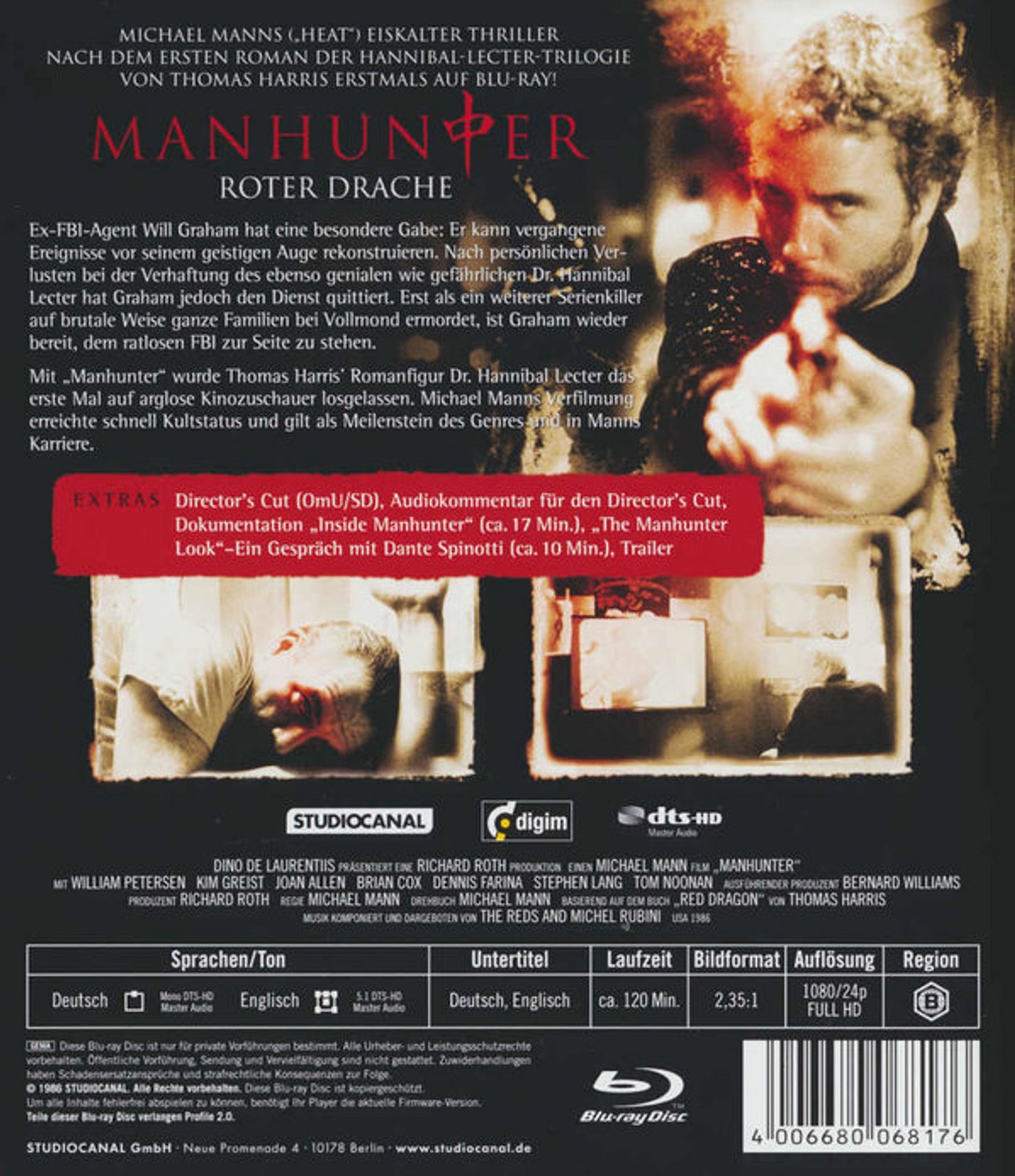 Manhunter (ej svensk text) (Blu-ray) - 2