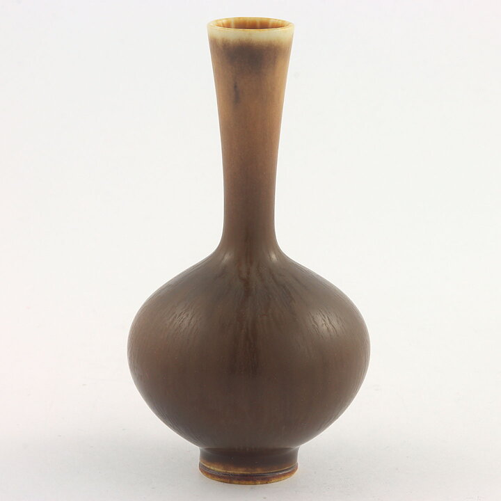 Berndt Friberg (1963) Unique Brown Haresfur Vase 159cm