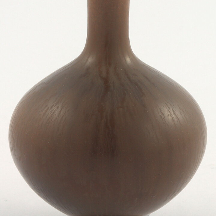 Berndt Friberg (1963) Unique Brown Haresfur Vase 159cm