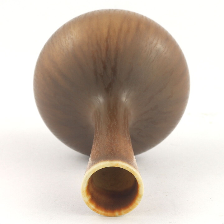 Berndt Friberg (1963) Unique Brown Haresfur Vase 159cm