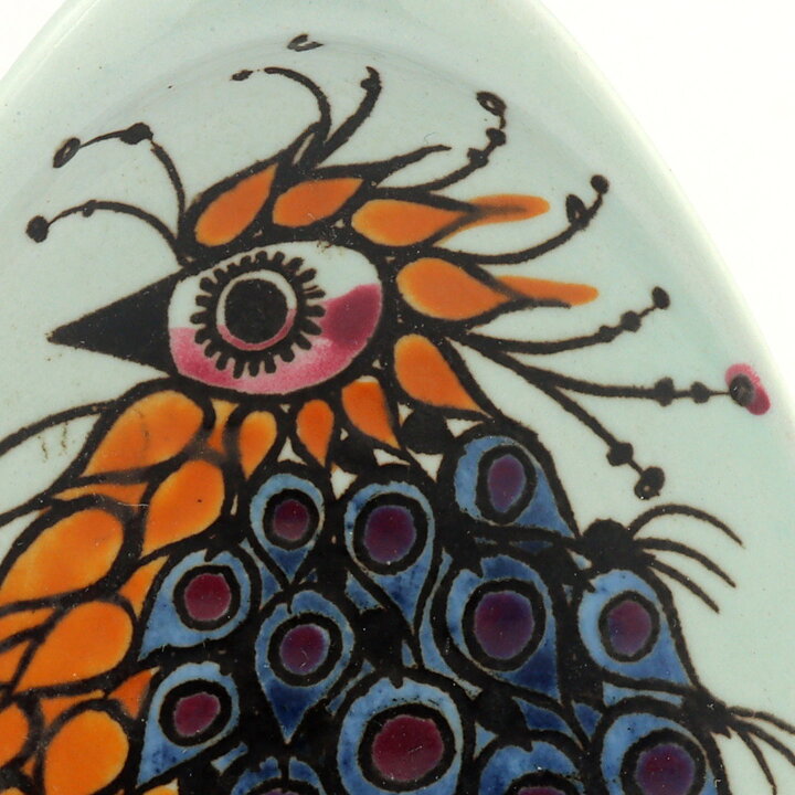 Beth Breyen (Tenera 1958) Four Dishes with Bird Decor 10 cm <with Box>