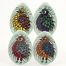 Beth Breyen (Tenera 1958) Four Dishes with Bird Decor 10 cm <with Box>