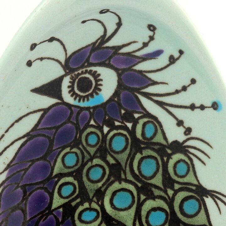 Beth Breyen (Tenera 1958) Four Dishes with Bird Decor 10 cm <with Box>