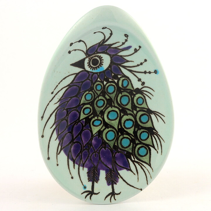 Beth Breyen (Tenera 1958) Four Dishes with Bird Decor 10 cm <with Box>
