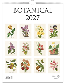 Seinäkalenteri 2027 Botanical 35x45 cm Sköna Ting