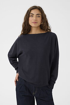 Culture Annemarie Batwing Jumper Salut Blue