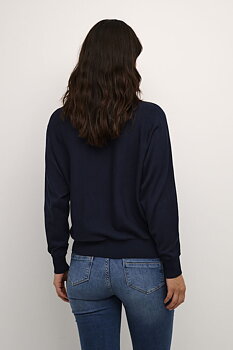 Culture Annemarie Batwing Jumper Salut Blue