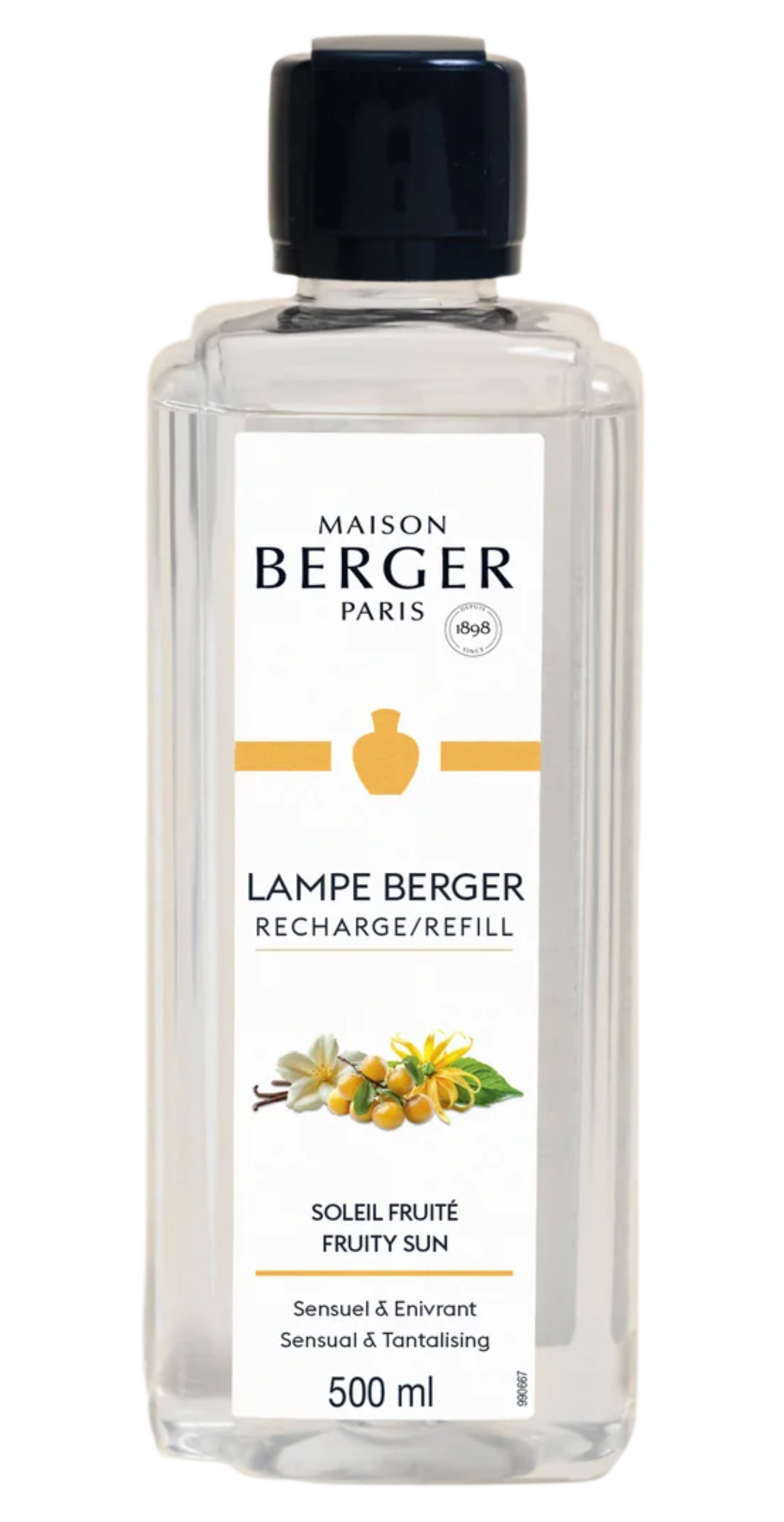* FRUITY SUN * Maison Berger Refillvätska till Doftlampa 500 ml