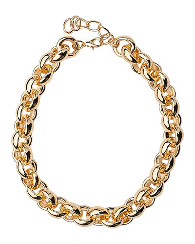 Halsband Leila guldfärgat
