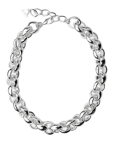 Halsband Leila silverfärgat