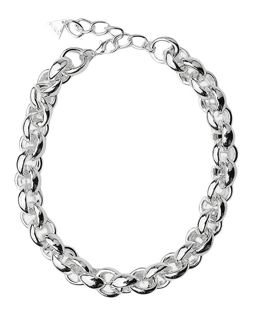 Halsband Leila silverfärgat