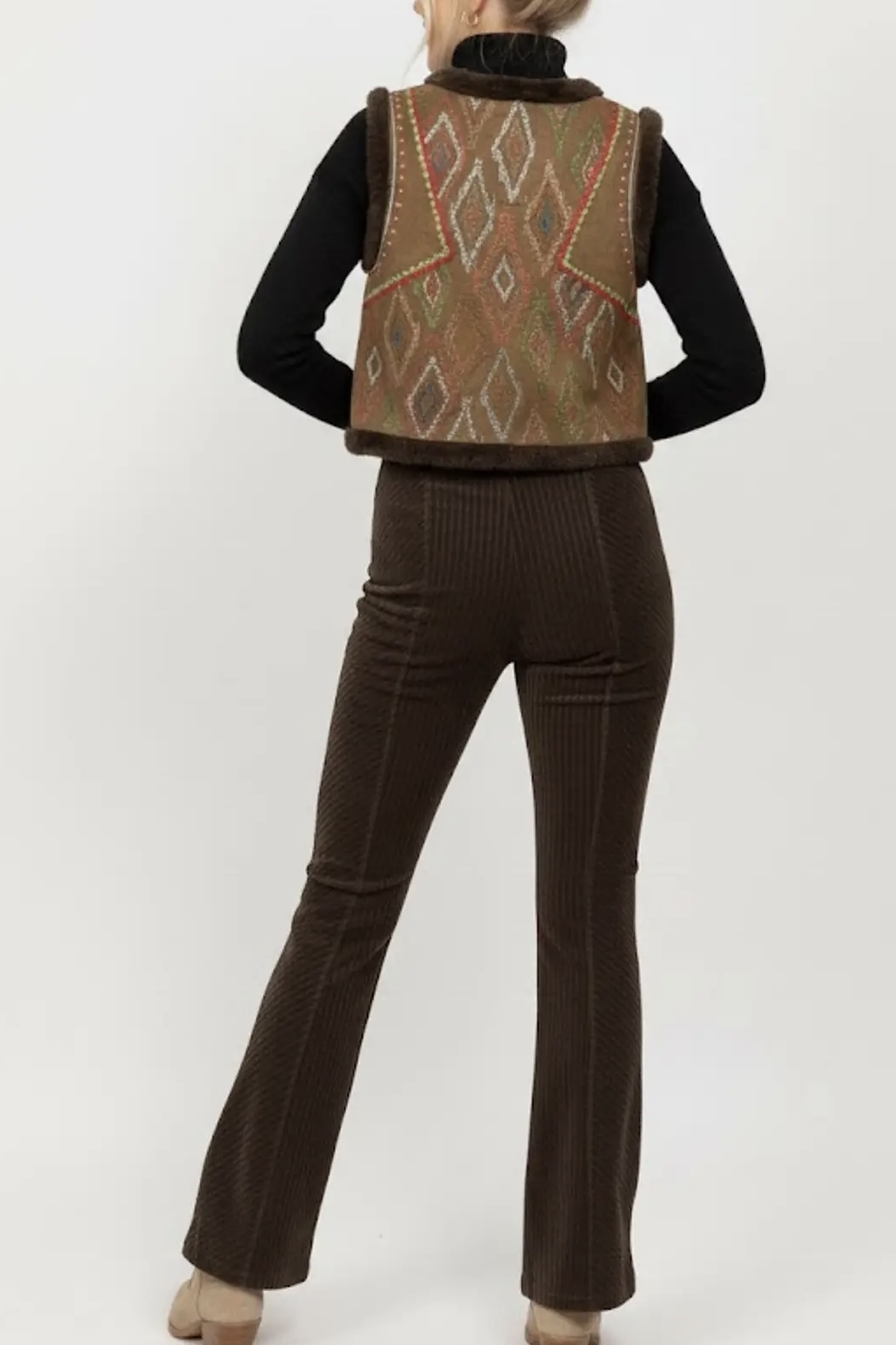 Derhy  - Cofjord Vide Pants Brown - 3