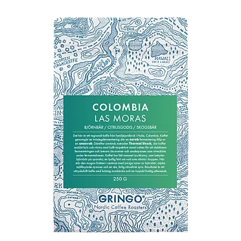 Gringo Nordic - Colombia Las Moras - Thermal shock -  Ljusrostade hela kaffebönor - 200g