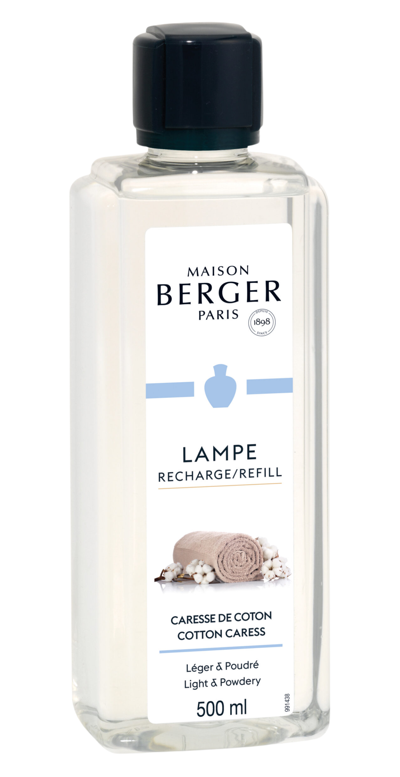 * COTTON CARESS *Maison Berger Refillvätska till Doftlampa 500 ml