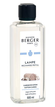 * COTTON CARESS *Maison Berger Refillvätska till Doftlampa 500 ml