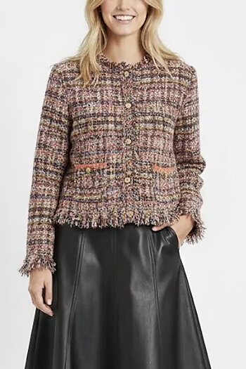 Derhy  - Emma Lou Tweed Jacket Black