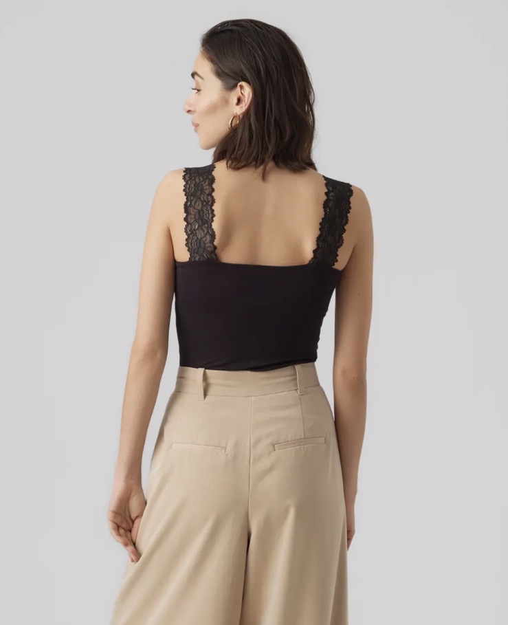Vero Moda Rosa Top Black - 4