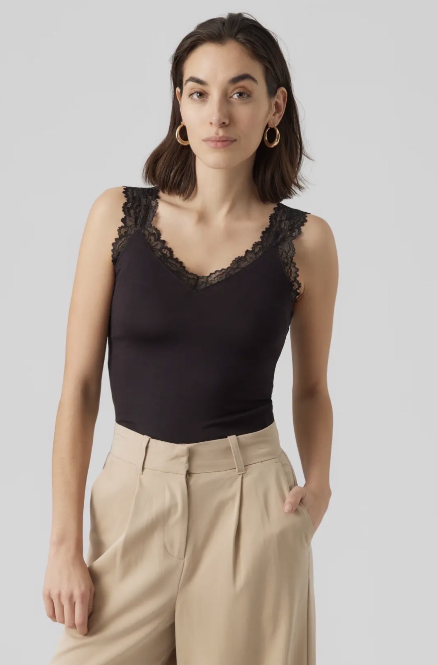 Vero Moda Rosa Top Black - 3