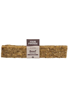 FourFriends Natural Chews Beef Munchy Bar with venison