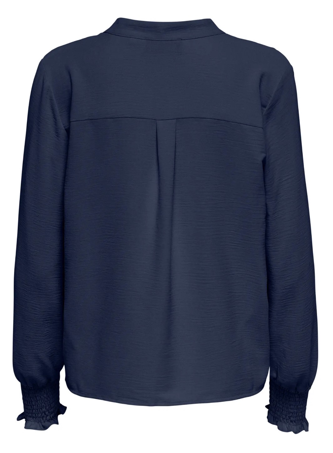 Only Mette V- Neck Smock Top Naval Academy - 2