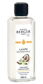 * COCONUT MONOI * Maison Berger Refillvätska till Doftlampa 500 ml