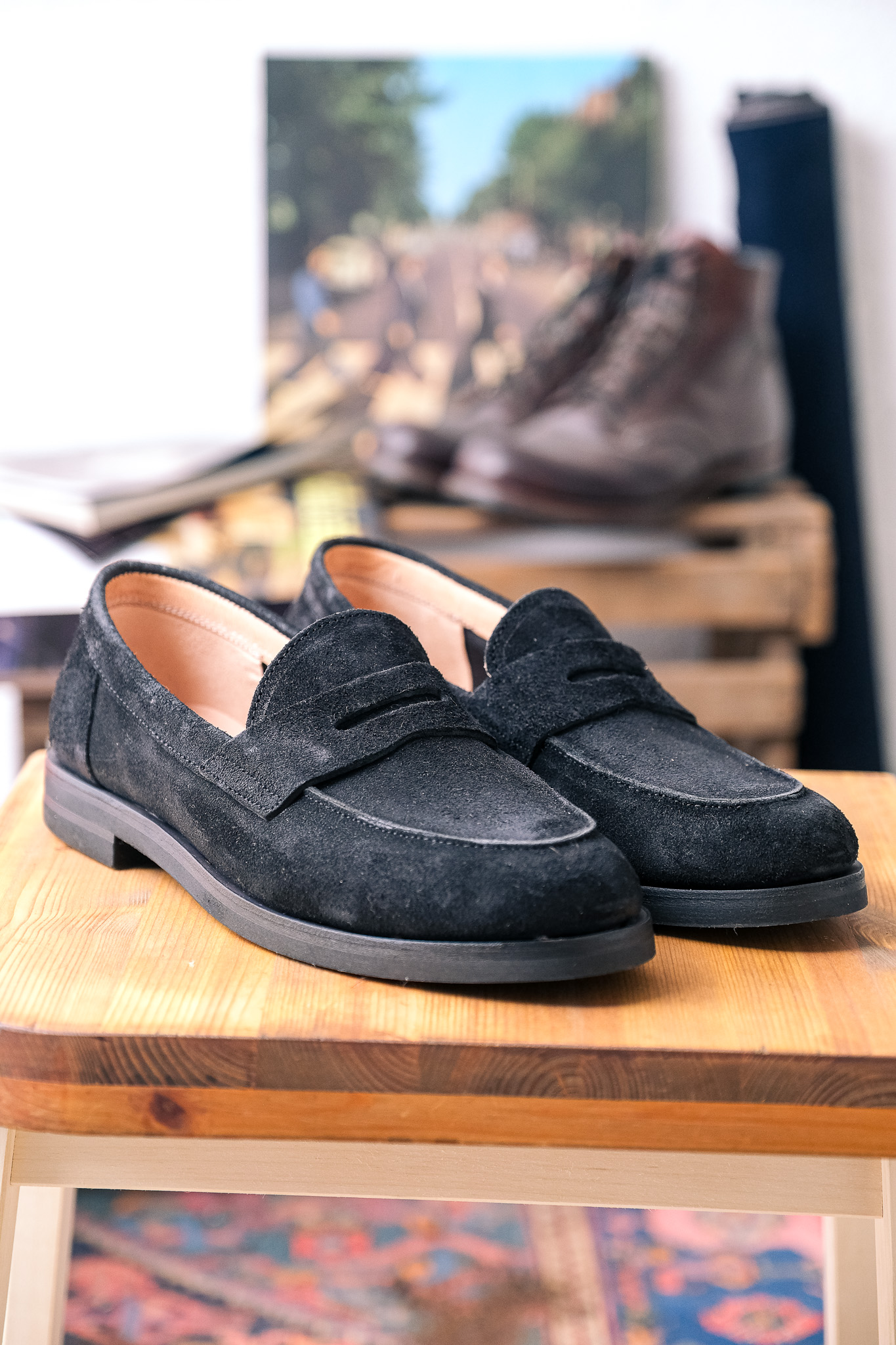 Astorflex - Dartflex Loafers Waxed Roughout 900 Nero