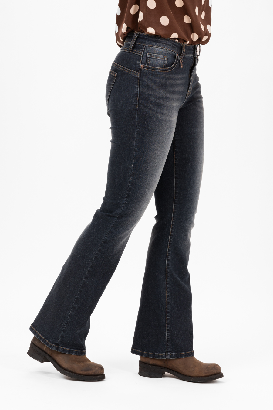 Capri Collection Eclipse Jeans Dark Blue Denim - 3