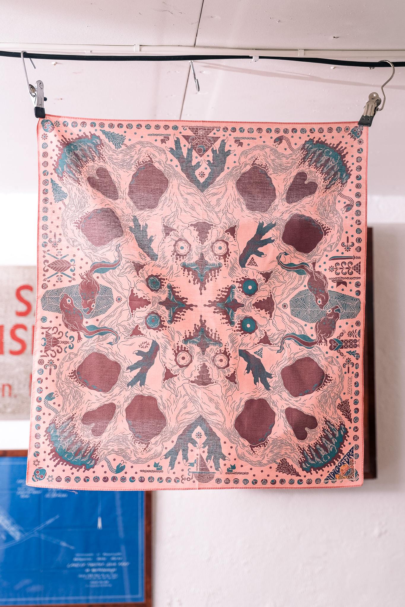 Indigofera - Loa Bandana Pink/Brown/Turquoise