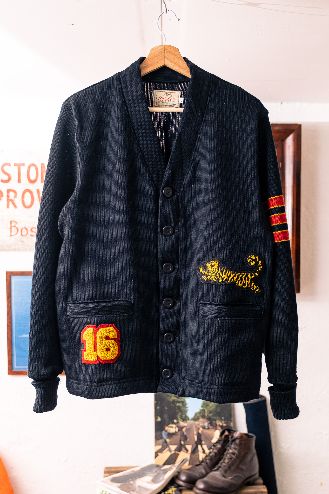 Dehen 1920 x Göteborg Manufaktur - Athletic Champs Varsity Cardigan Patches