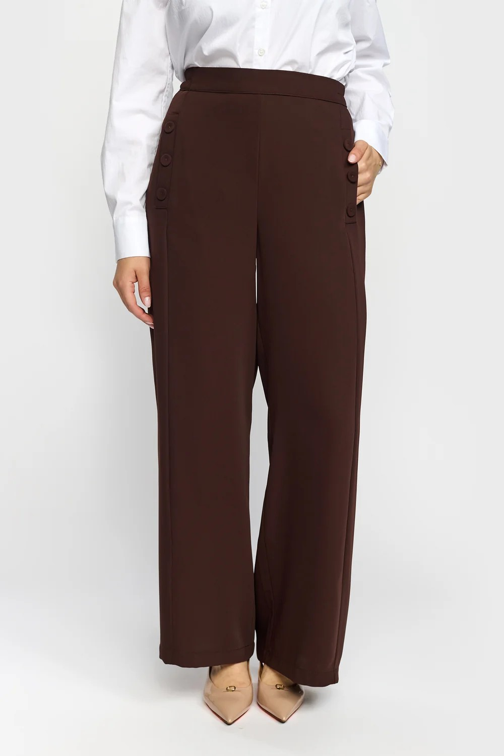 Ofelia Pant - Brown - 2-Biz - 5