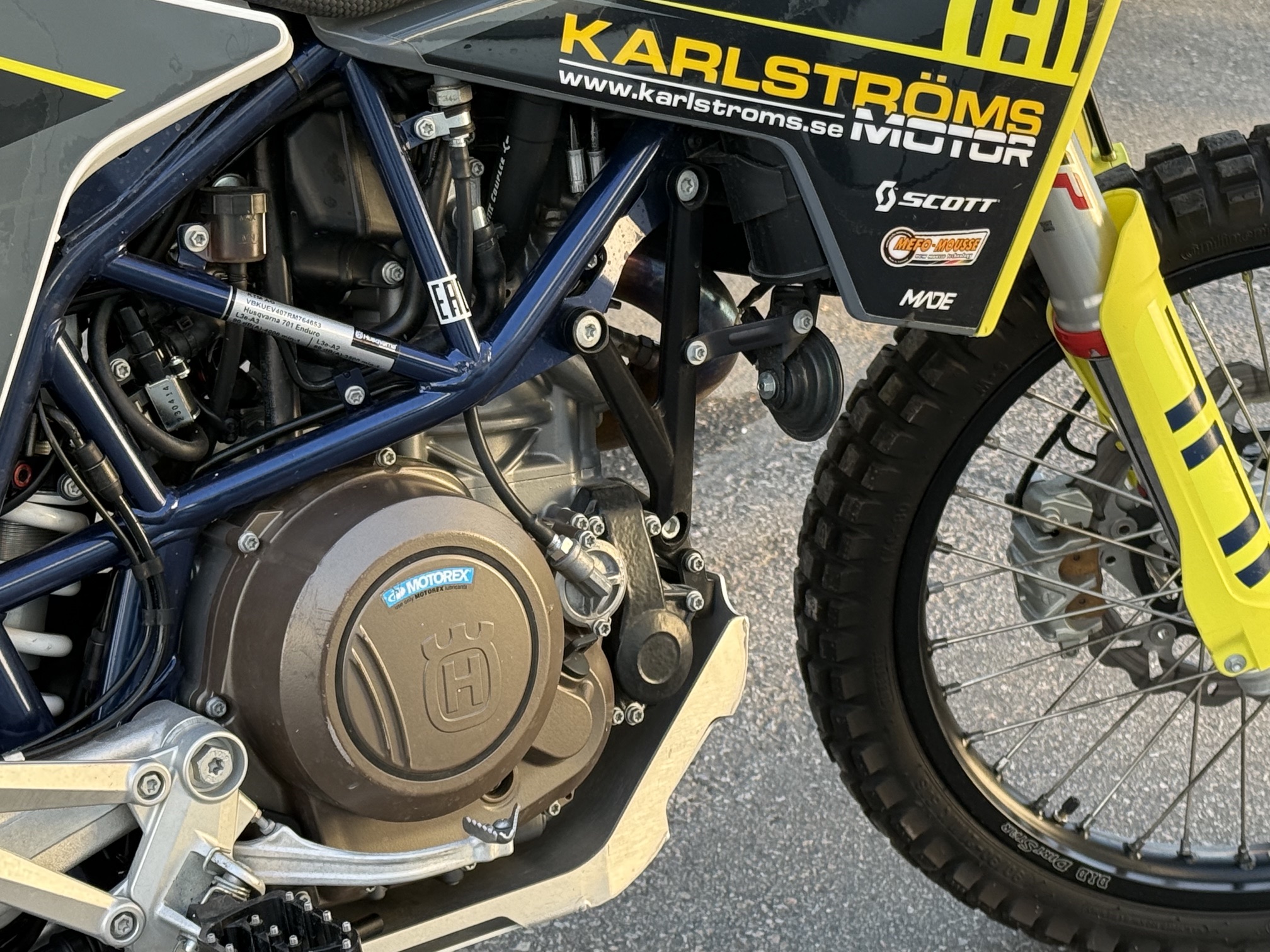 Husqvarna 701 Enduro 2024 / Endast 115mil / Räntefritt 24mån - 3