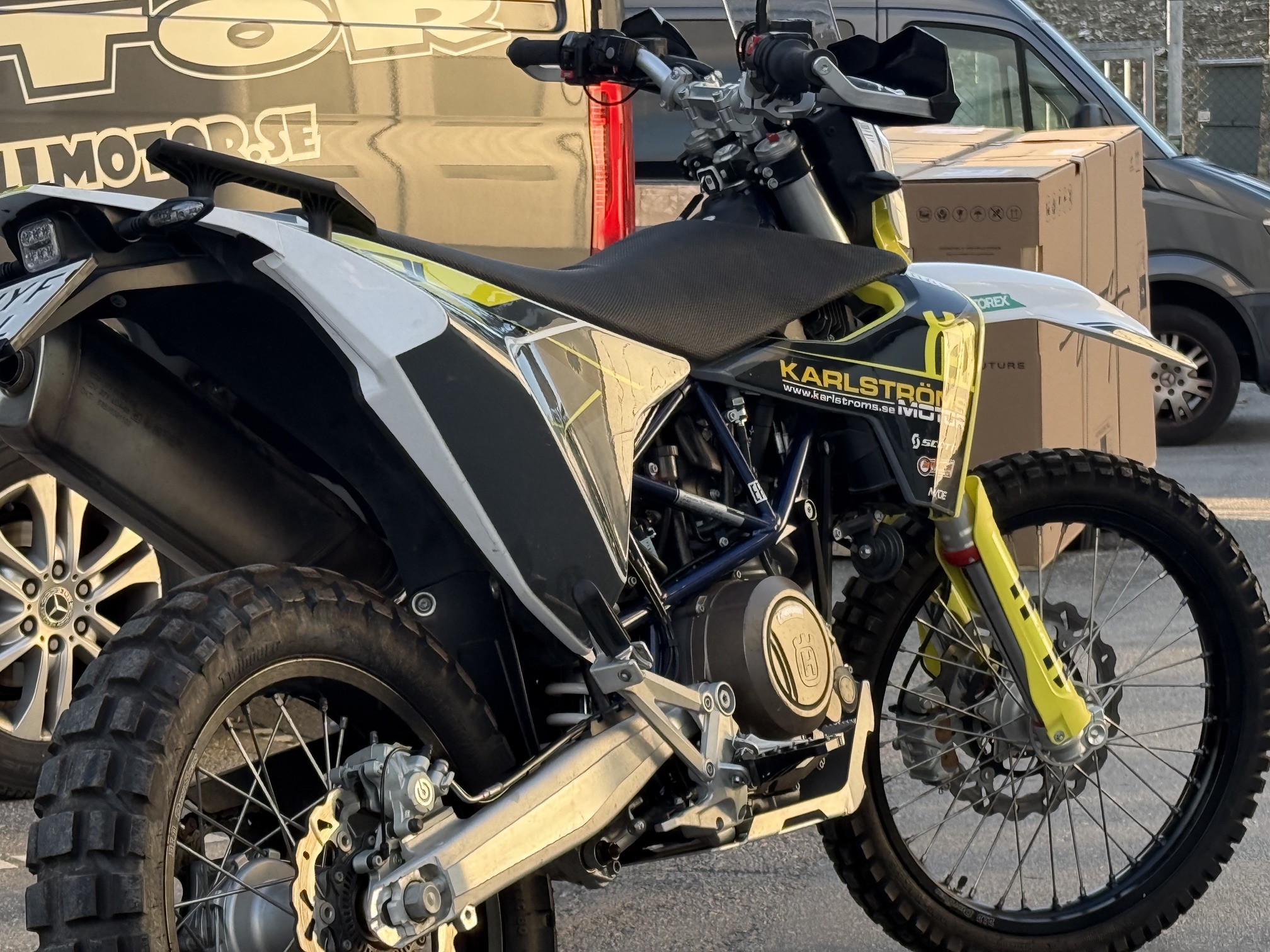 Husqvarna 701 Enduro 2024 / Endast 115mil / Räntefritt 24mån - 9