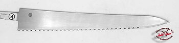 Knife blade 14 chef's knife Serrated