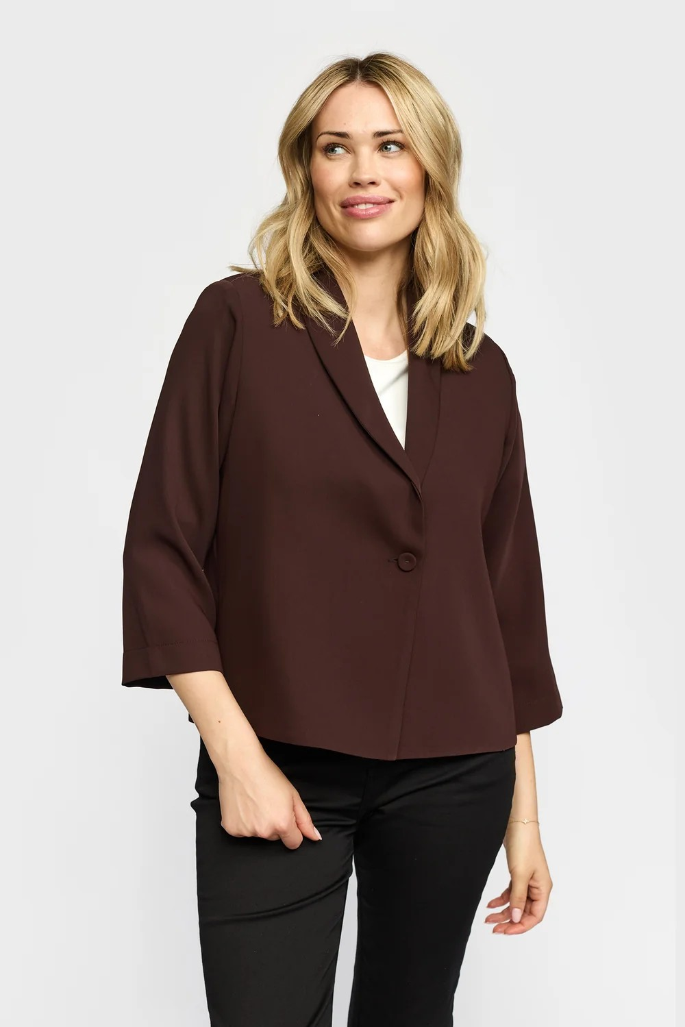 Oda Jacket - Brown- 2 Biz