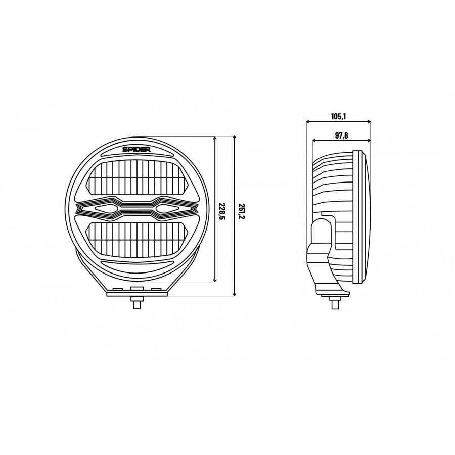 X-Spider Ninja LED Driving Light - 10