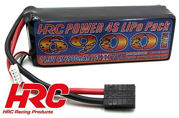 HRC HRC06469T LiPo 4S - 14.8V 6900mAh 75C - No Case - TRX